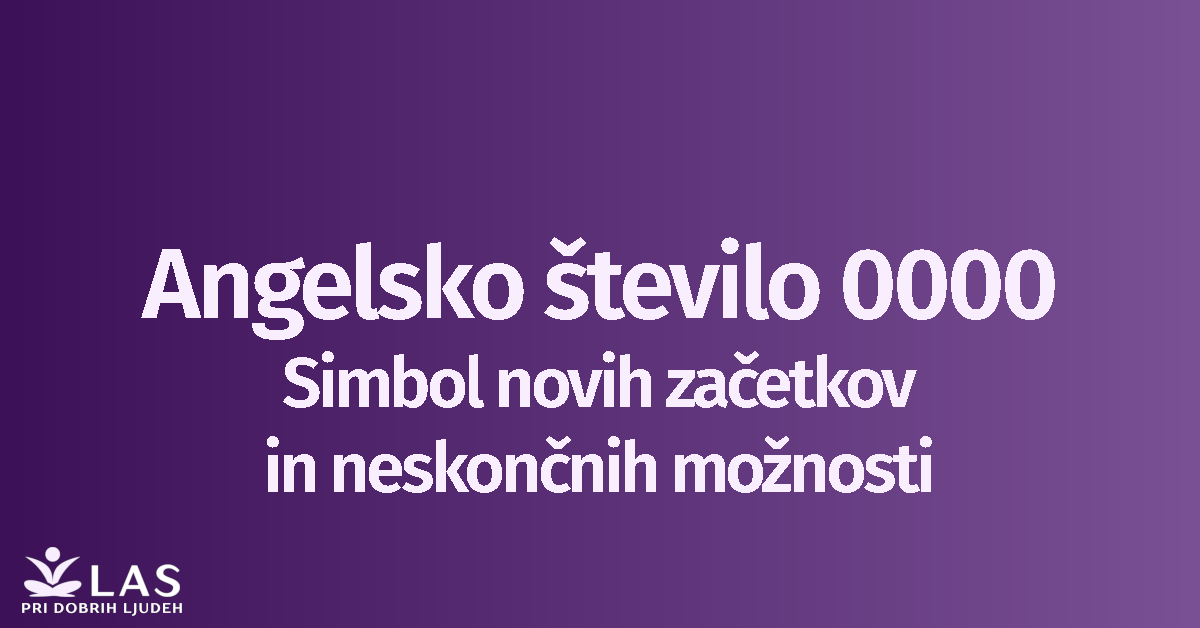 Angelsko število 0000