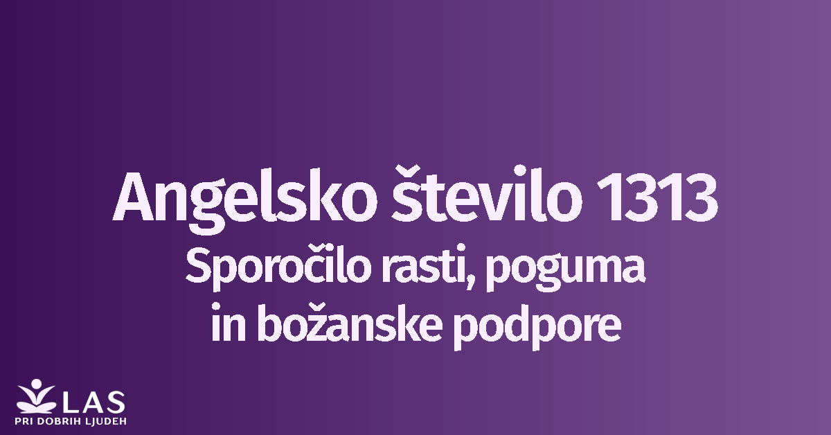 Angelsko število 1313