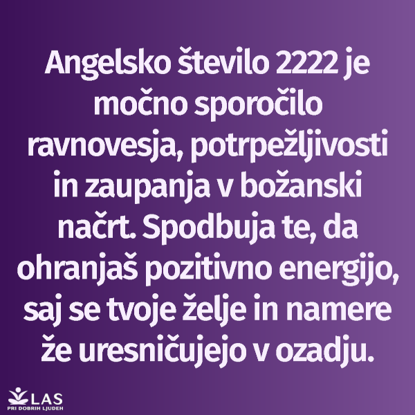 Angelsko število 2222