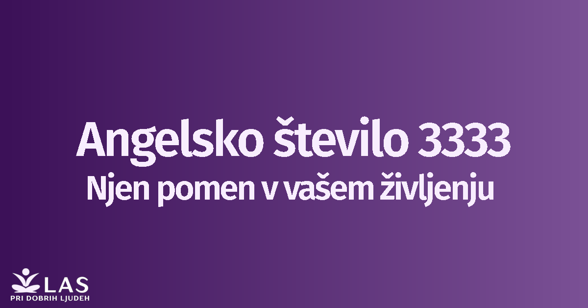 Angelsko število 3333