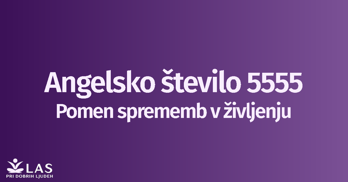 Angelsko število 5555