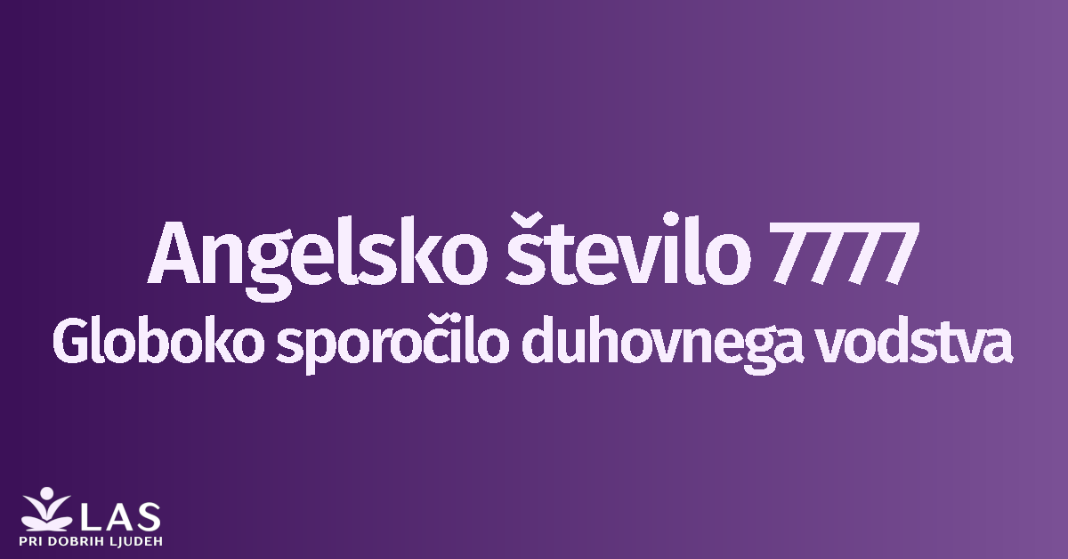 Angelsko število 7777