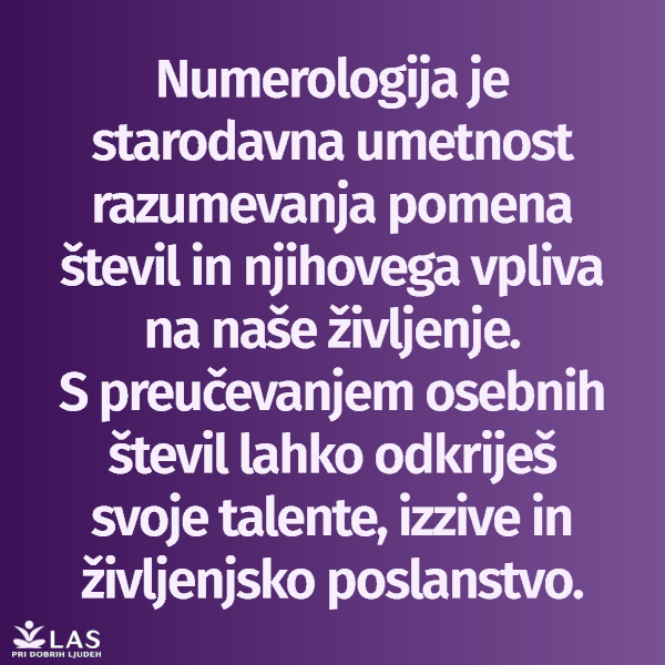 Kaj je numerologija