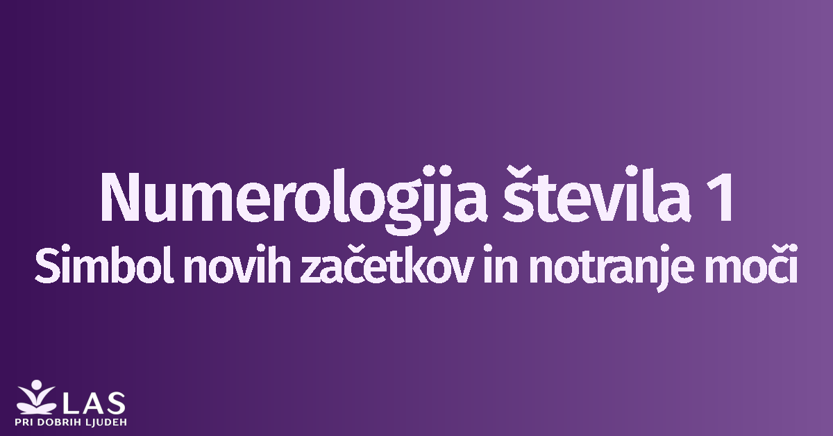 Numerologija števila 1