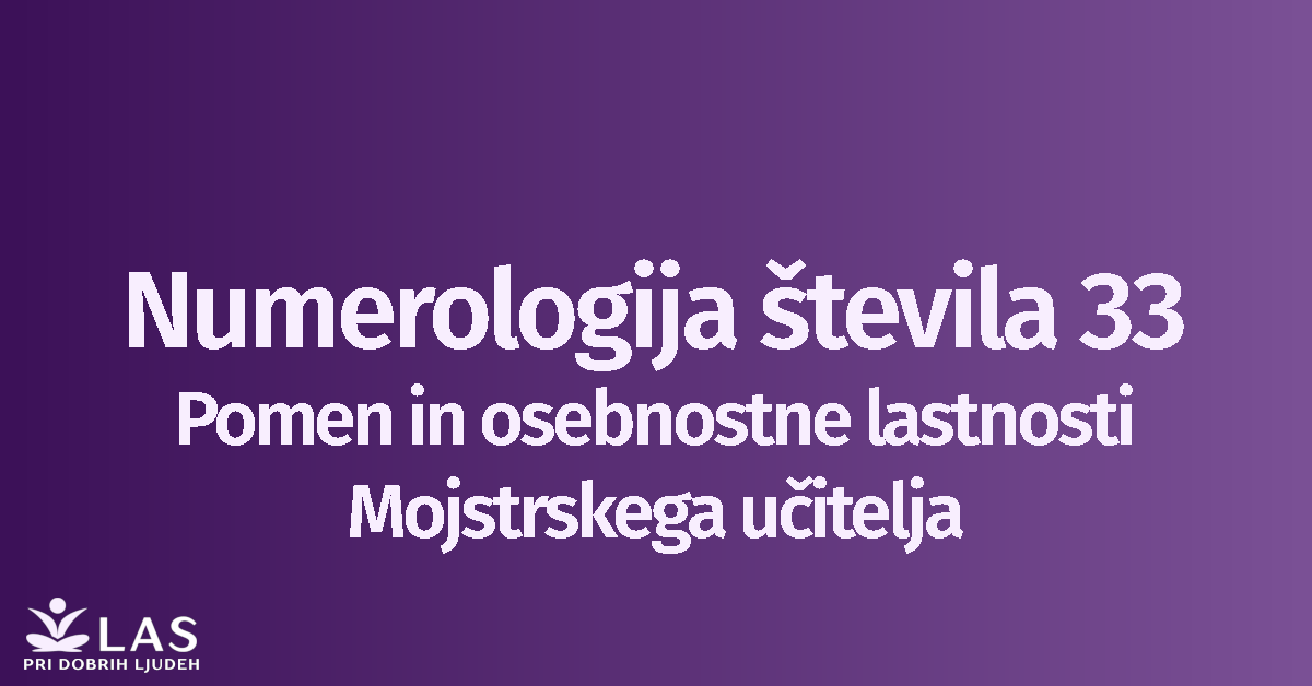 Numerologija števila 33