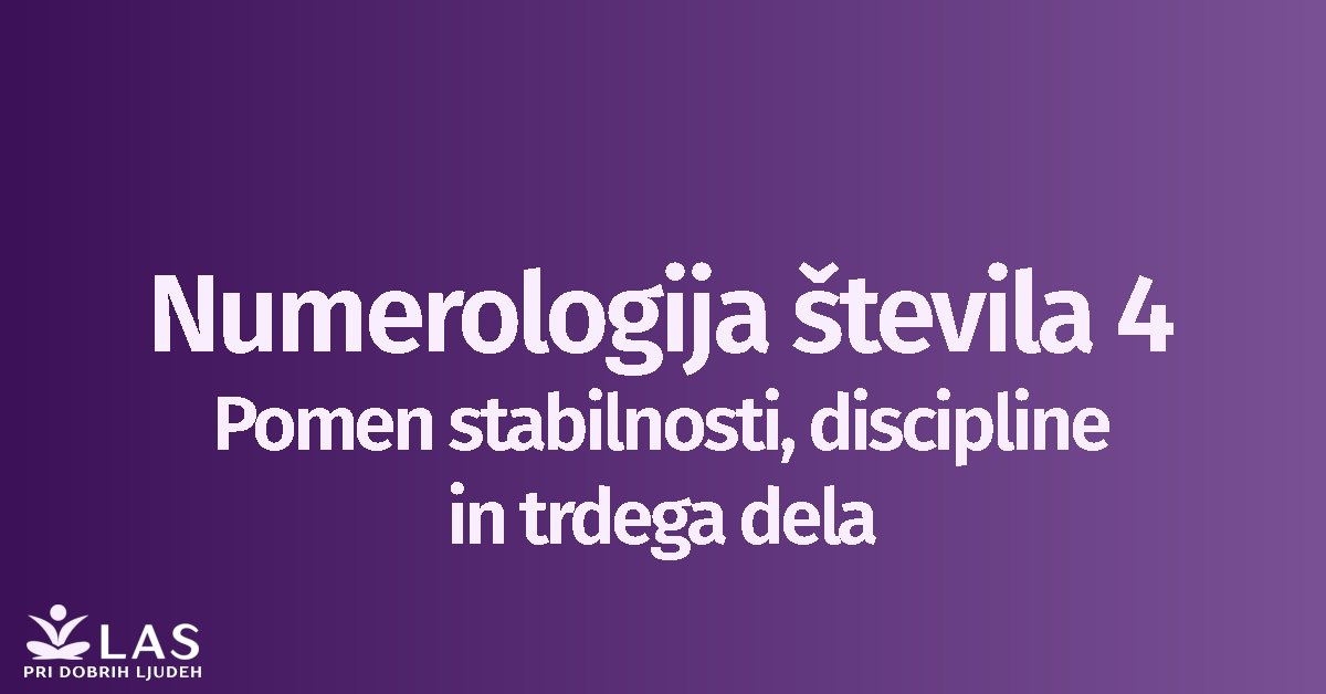 Numerologija števila 4