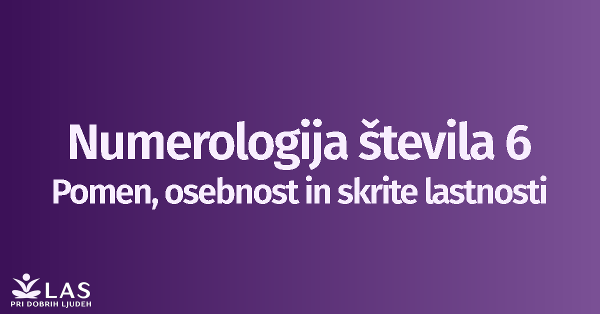 Numerologija števila 6