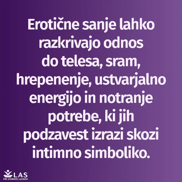 Kaj pomenijo erotične sanje