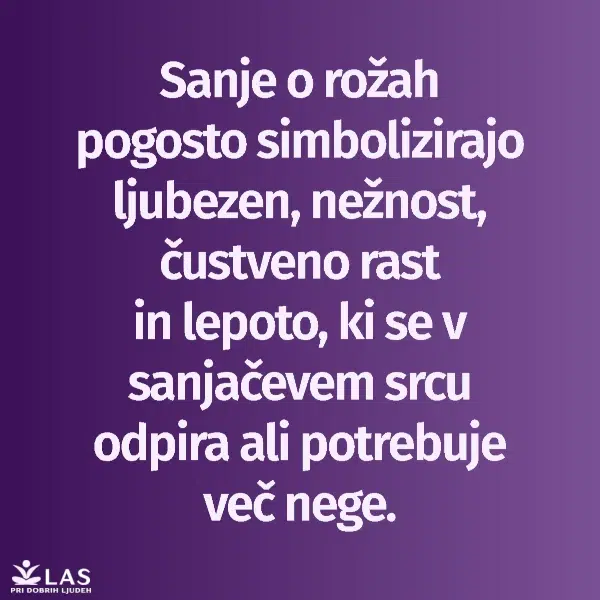 Kaj pomenijo sanje o rožah