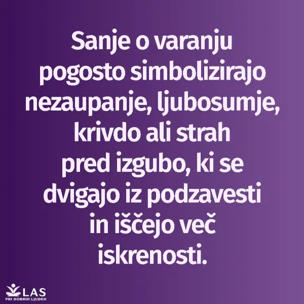 Kaj pomenijo sanje o varanju