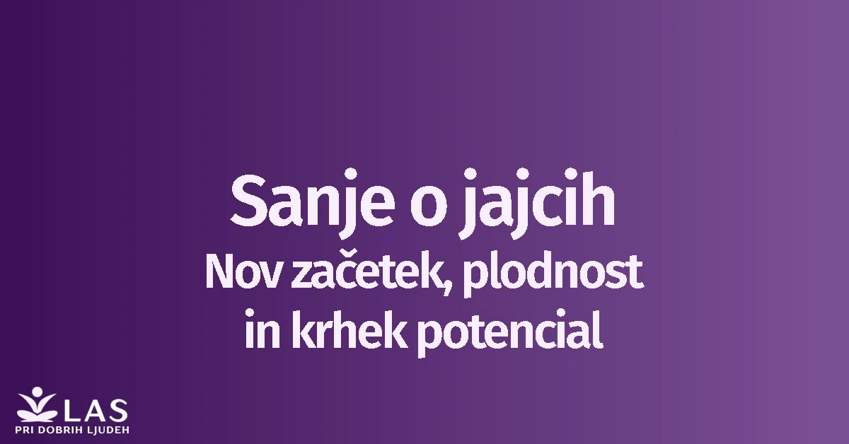Sanje o jajcih