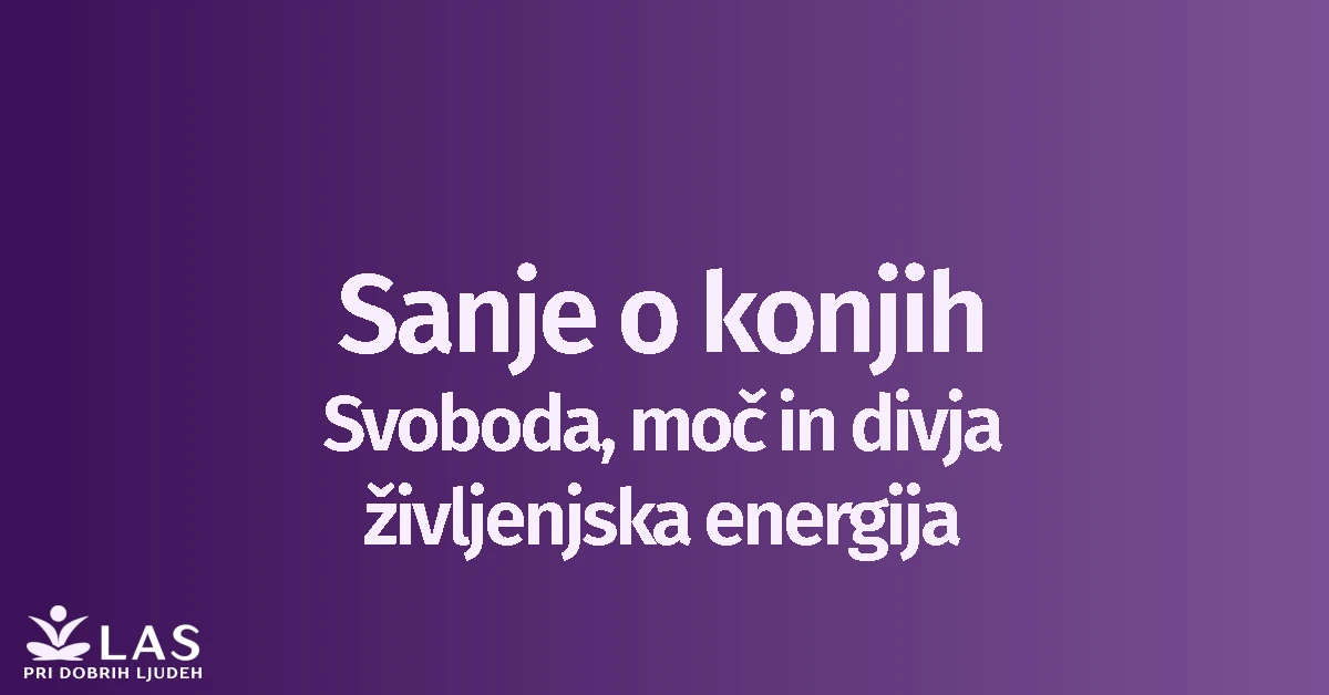 Sanje o konjih