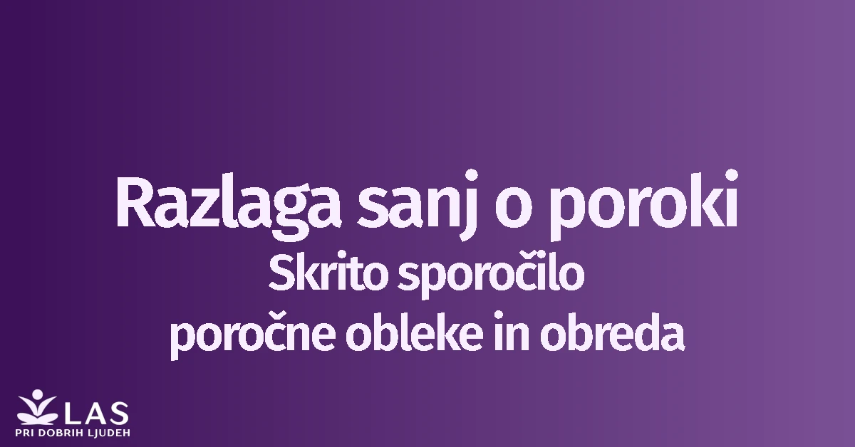 Sanje o poroki