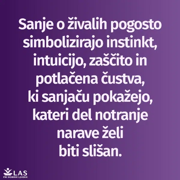 Sanje o živalih