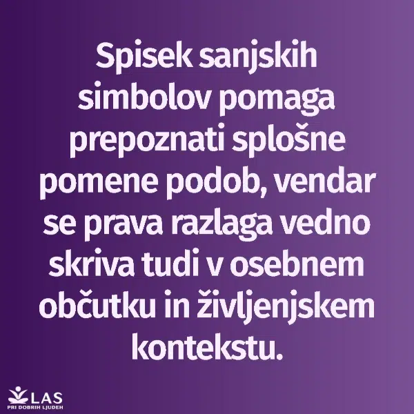 Spisek sanjskih simbolov in podob